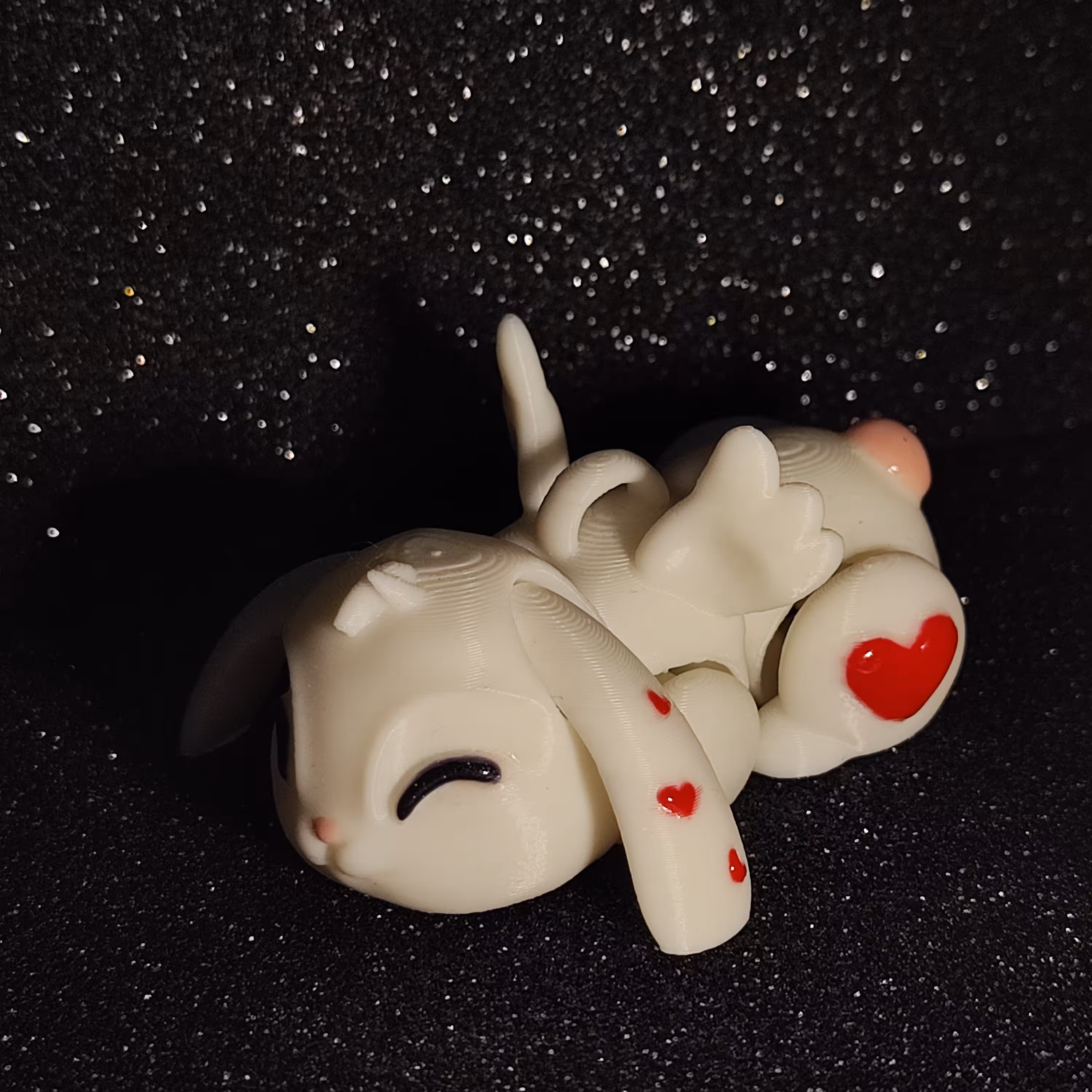 Królik walentynkowy - może też służyć jako brelok!